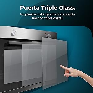 Energy class A / Steam Assist / Steam EasyClean / Cooling Fan / Steam Base X2 / Porte Full Glass