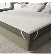 Novilla Surmatelas 140x190, 7.5CM Surmatelas en Mousse de confort, Certifié Sûr et Fiable par Cer...