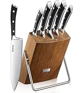 D.Perlla Couteaux de Cuisine, 6 Pièces Set Couteau Cuisine en Allemagne Acier Inoxydable, Ensembl...