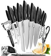 Home Hero Ensemble de couteaux de cuisine, couteaux à steak et couteaux utilitaires de cuisine – ...