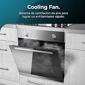 Energy class A / Steam Assist / Steam EasyClean / Cooling Fan / Steam Base X2 / Porte Full Glass