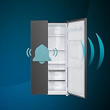 réfrigérateur américain SBS réfrigérateur 2 portes side by side 177 cm 559 litres basse consommation No frost