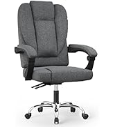 naspaluro Chaise Bureau, Fauteuil Bureau Ergonomique à Dossier Haut Inclinable à 135°, Chaise Piv...