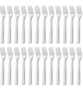 Hunnycook Lot de 24 fourchettes de table en acier inoxydable Convient pour la maison, le restaurant...
