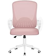 naspaluro Chaise de Bureau Ergonomique Accoudoirs Fixes,Soutien Lombaire Unique,Coussin D'assise ...