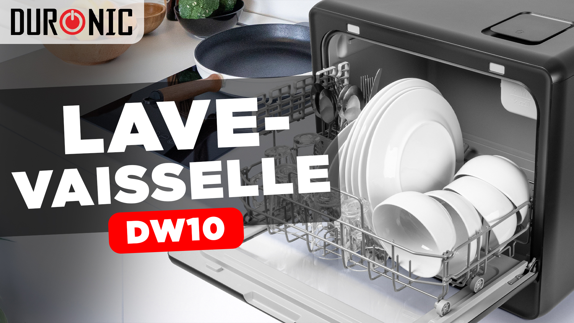 Duronic DW10 BK Lave-vaisselle de table