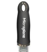 Microplane Râpe à zesteur en Couleur Noir pour Agrumes, Parmesan, Gingembre, Chocolat et Noix de ...