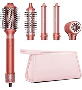 HITTIONA 5 en 1 Sèche Cheveux Air Styler - Multifonctionnel Seche Cheveux avec Auto Boucleur a Ai...