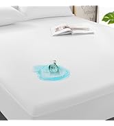 GRT Lot de 2 protège-matelas imperméables 160 x 200 cm Pour matelas jusqu'à 40 cm