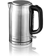 Cloer 4529 Bouilloire Elèctronique en acier inoxydable, Indication du niveau d‘eau, Socle 360°, P...