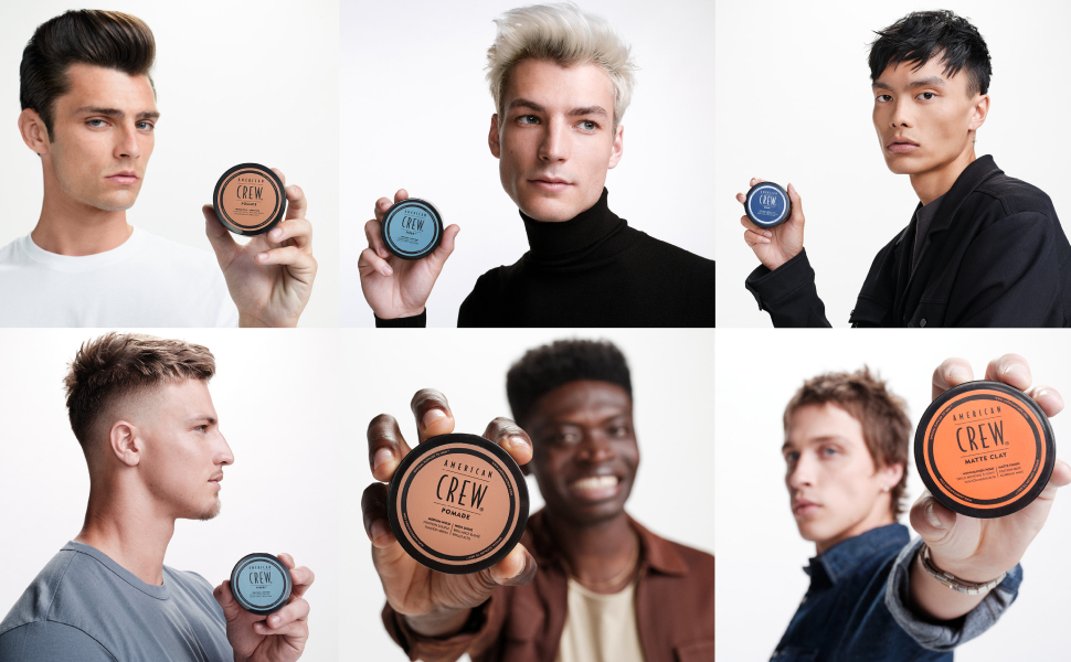 american crew, pate de coiffage, cire, cire coiffante, coiffage, matte clay, fiber, pomade, styling