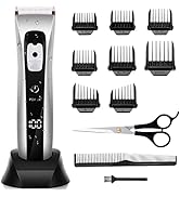 Tondeuse Cheveux Hommes sans Fil Professionnelle Tondeuse à Cheveux Électrique Lame en Céramique ...