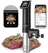 KitchenBoss Thermoplongeur WLAN Cuiseur Sous Vide: G330 Wifi Cuisson Sous Vide, 1100W,IPX7 Imperm...