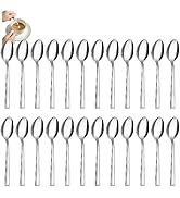 Hunnycook Lot de 24 cuillères à café en acier inoxydable