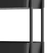 un gros plan du cadre métallique de la bibliothèque