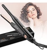 Mini Lisseur Cheveux Court,HyAdierTech 2 en 1 Mini fer à Lisser en Céramique, Petit fer à Lisser ...