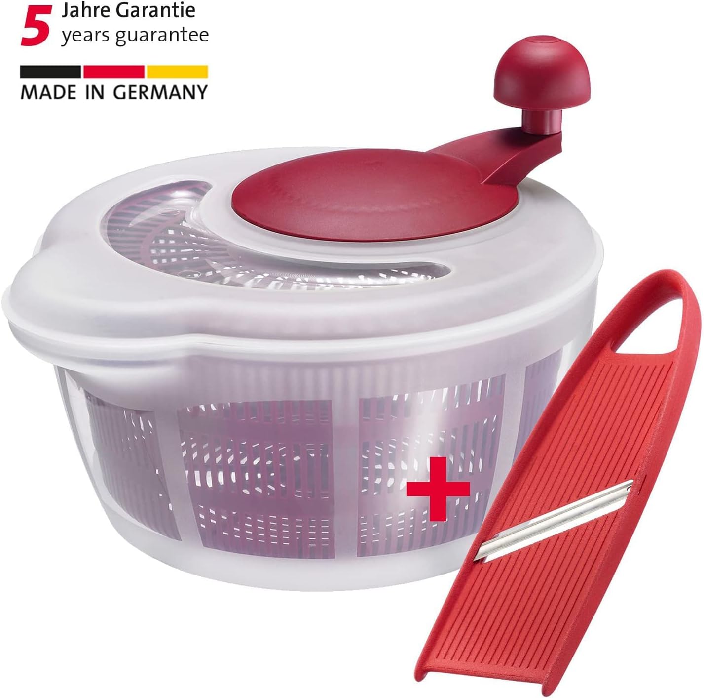 Westmark - Fortuna - 5L - essoreuse et coupe-légumes inox/Plastique, 243222E9