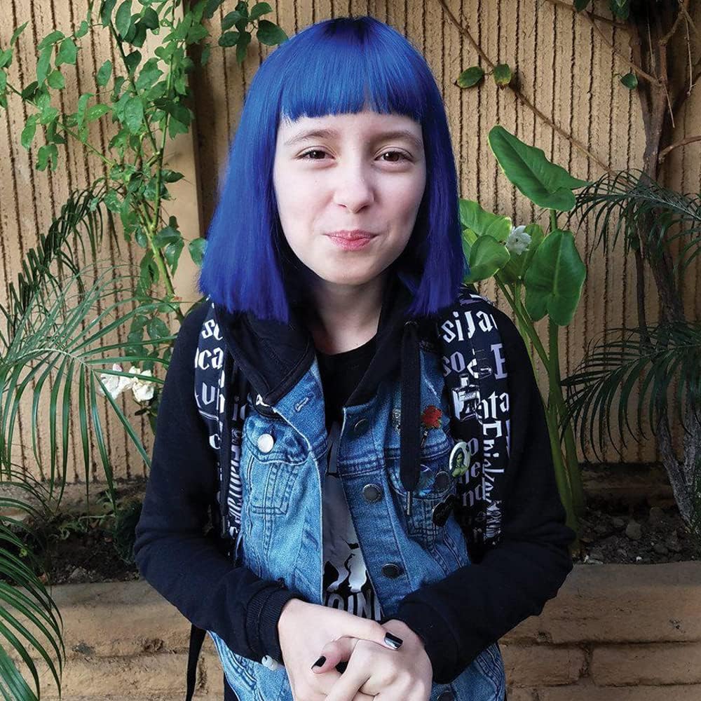 Manic Panic - semi-permanent Rockabilly Blue - couleur intense, tenue longue