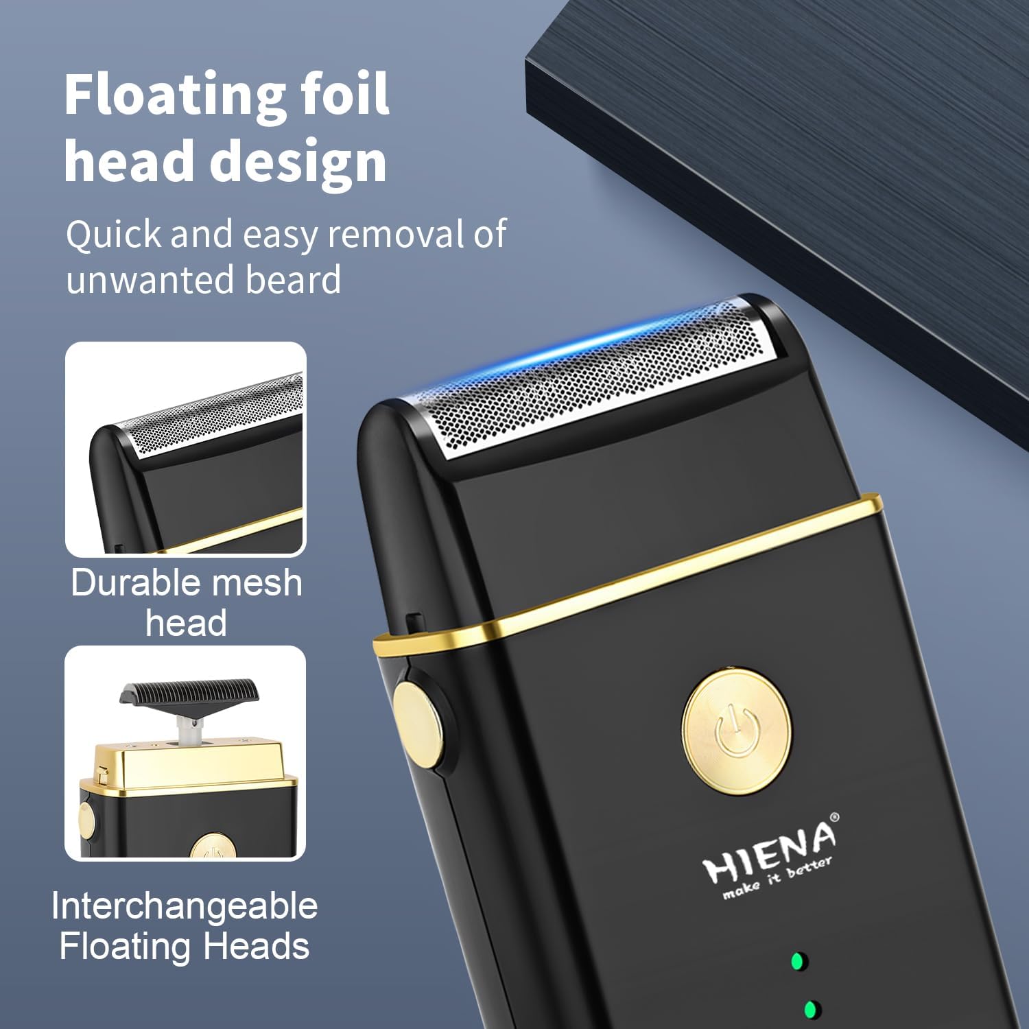 HIENA - PRO Tondeuse 4-en-1 - sans fil - multi-usage, kit complet