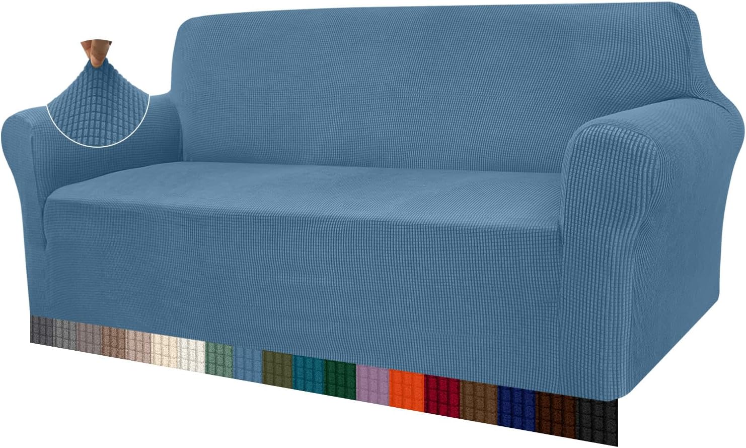 Granbest - housse de canapé moderne, 3 places, jacquard élastique, protection animaux