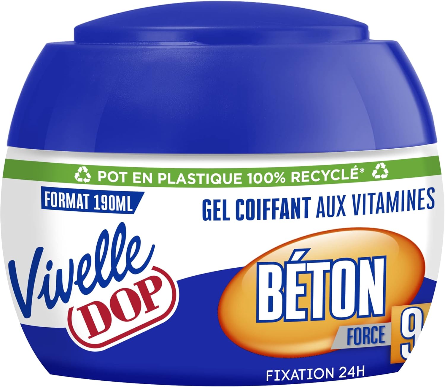 Vivelle Dop - Gel Fixation Béton - 190ml - tenue extrême, coiffage facile