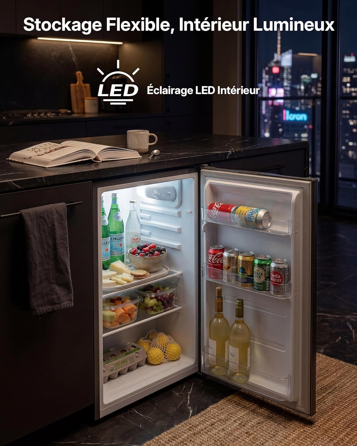 Upstreman - CR91 - 91L, compact, thermostat réglable, éclairage LED