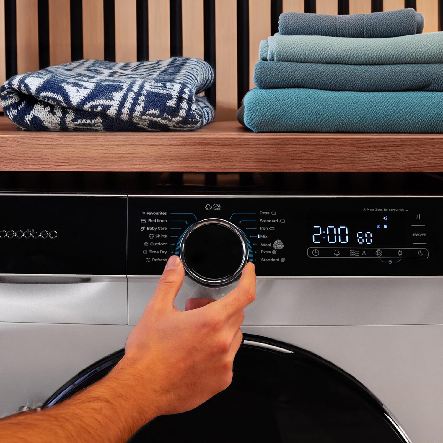 Cecotec - sèche-linge 10kg, pompe à chaleur, A+++, 14 programmes, UV, Bolero Dresscode Dry 10505