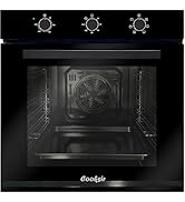 Cooksir Four encastrable 60 cm, four grande capacité 60 litres avec prise, 2200 W, 6 fonctions, b...