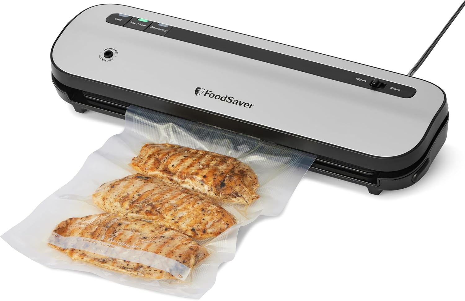 FoodSaver - emballeuse sous vide compacte - 28cm - fraîcheur 5x longue, packs inclus VS1290X