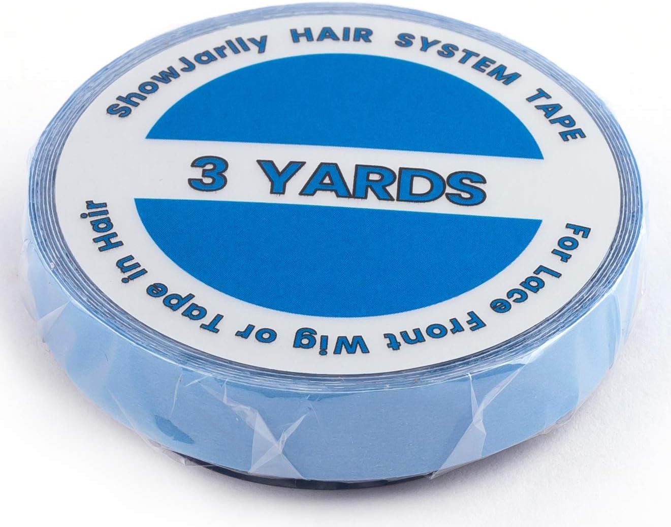 ShowJarlly - ruban adhésif double Lace - 0,8cm x 3Yards - fixation forte cheveux