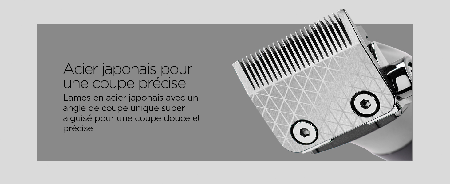 Tondeuse cheveux super-x Metal, E996E, BaByliss, lames en acier japonais, coupe facile, barbier