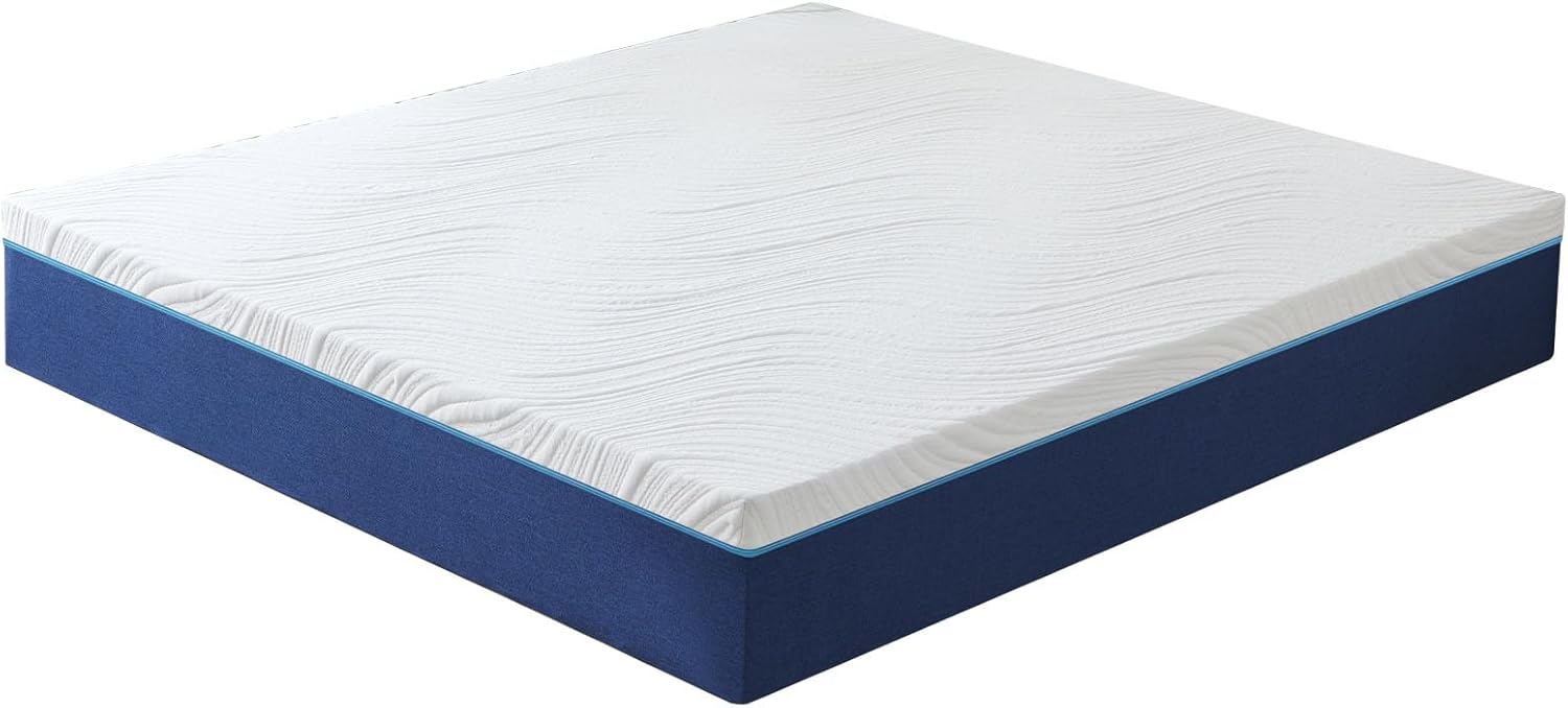 Matelas - mousse mémoire forme - 120x190 cm - 20 cm épaisseur, 7 zones, réversible