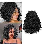 MLETULIPS GoGo Curl Crochet Cheveux Hair Ombre Deep Wave , Plage Bouclé Water Wave Synthétique De...