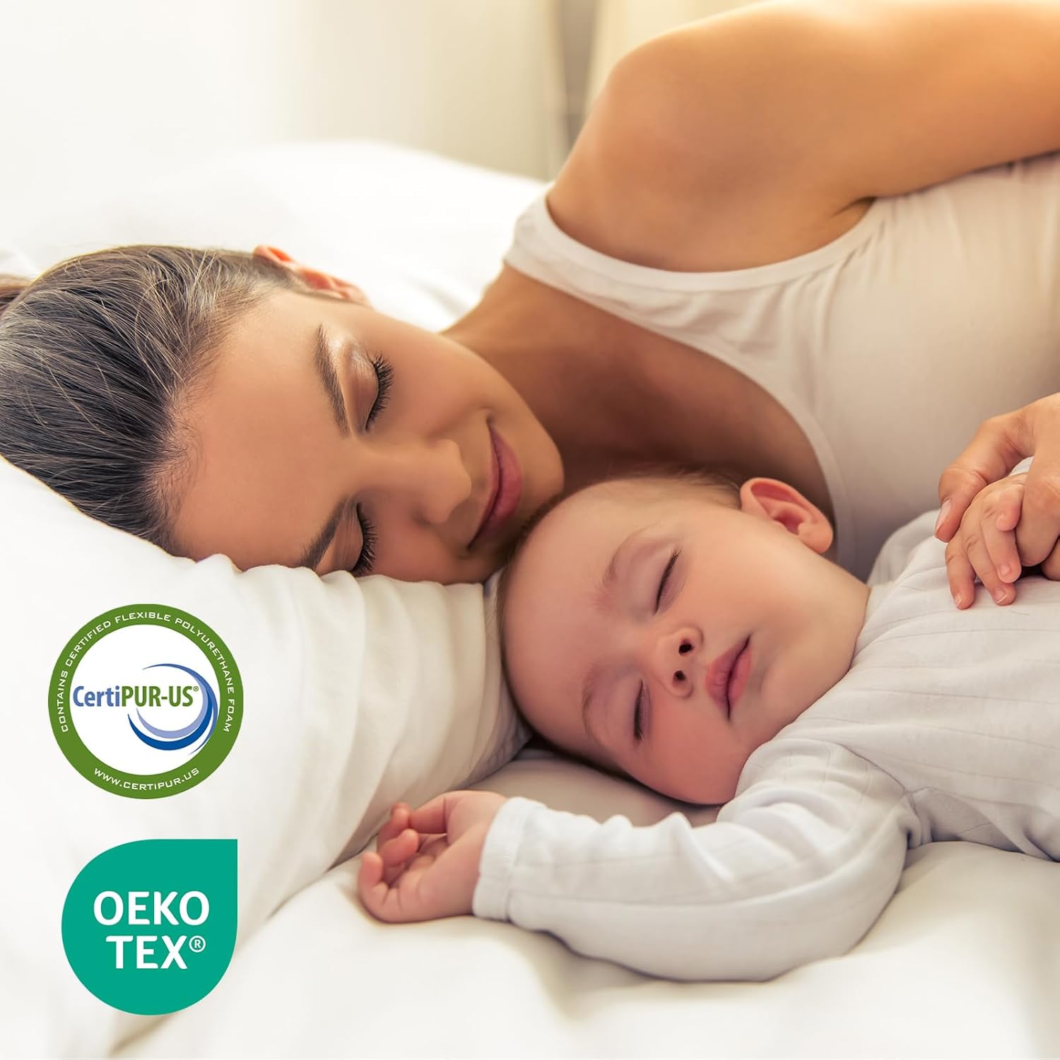 Novilla - matelas mousse froide 7 zones 90x200 cm - housse amovible 18cm