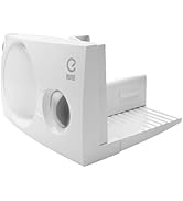 EUREL RS42 Trancheuse Électrique Blanche – Trancheuse à Pain et Charcuterie Pliable avec Lame Ino...