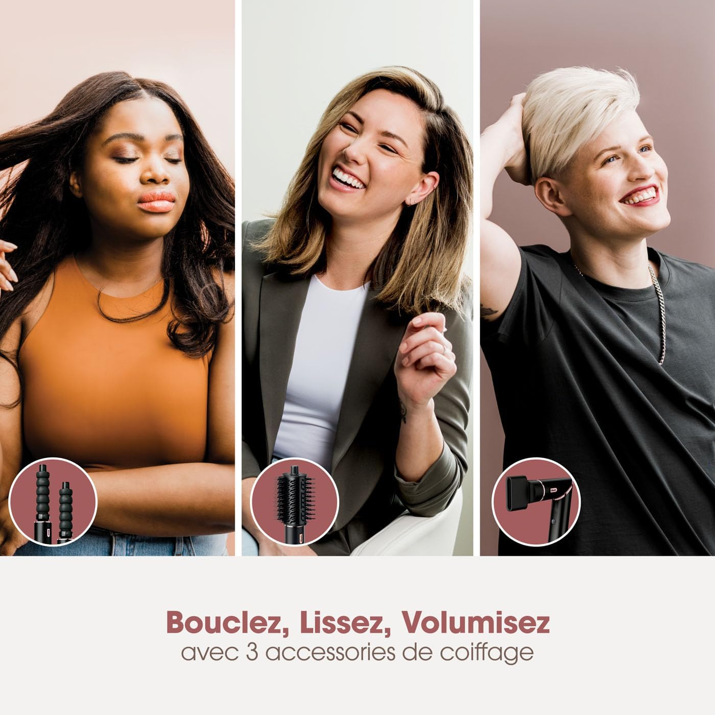 Shark - FlexStyle Air Styler - boucleurs auto-wrap, sèche-cheveux, pour tous types de cheveux