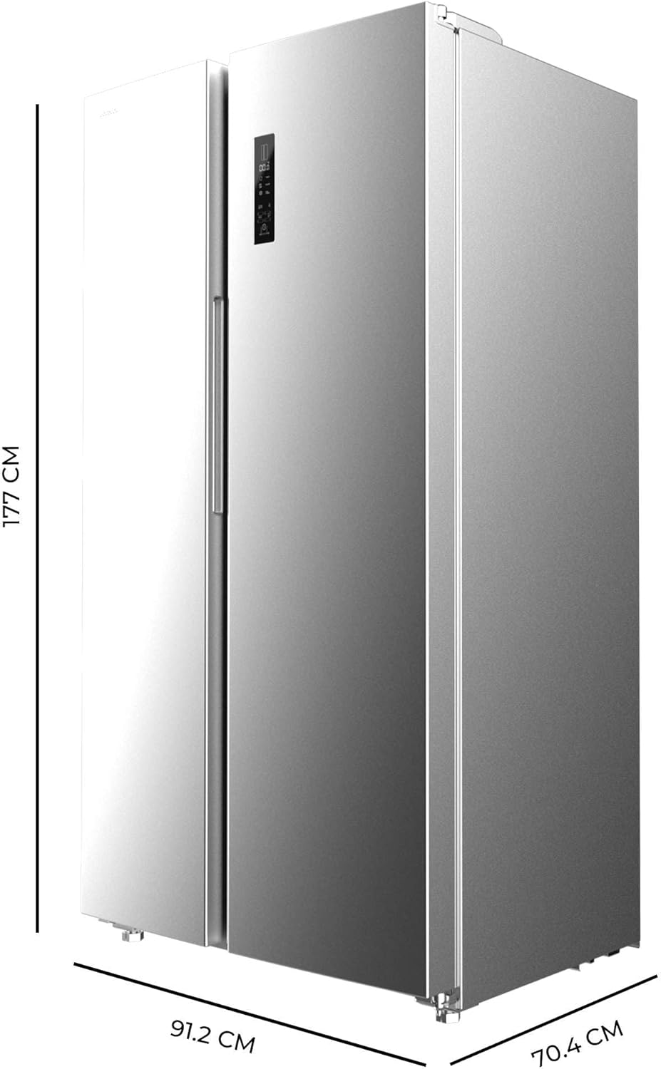 Cecotec - Bolero CoolMarket SBS 562 - 562L - No Frost, Inox, Classe D, modes Eco/Vacances, SBS 562