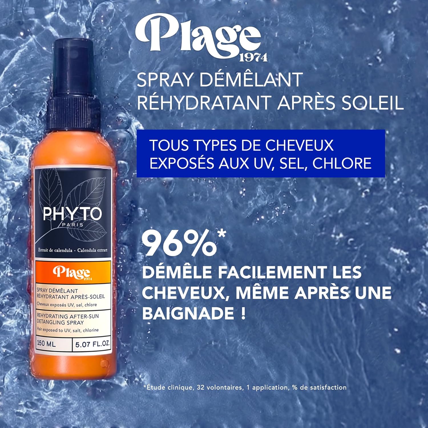 Phyto - PhytoPlage Spray 150ml - hydrate, démêle, protège cheveux