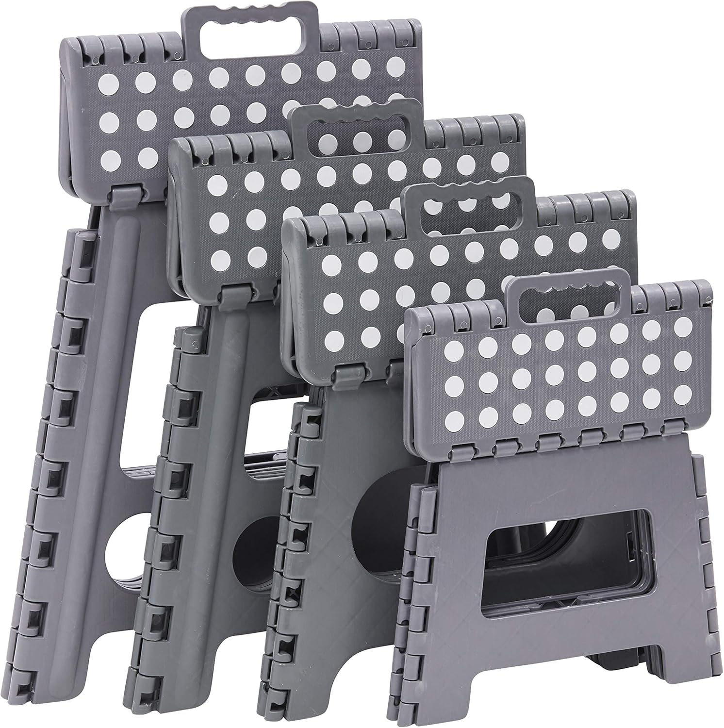 Arregui - tabouret pliant multiusage, marchepied 27 cm, gris TB-027-G