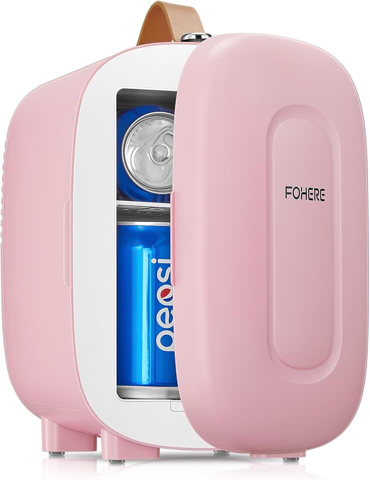 FOHERE - Mini Frigo 5L - compact, silencieux, portable - idéal chambre