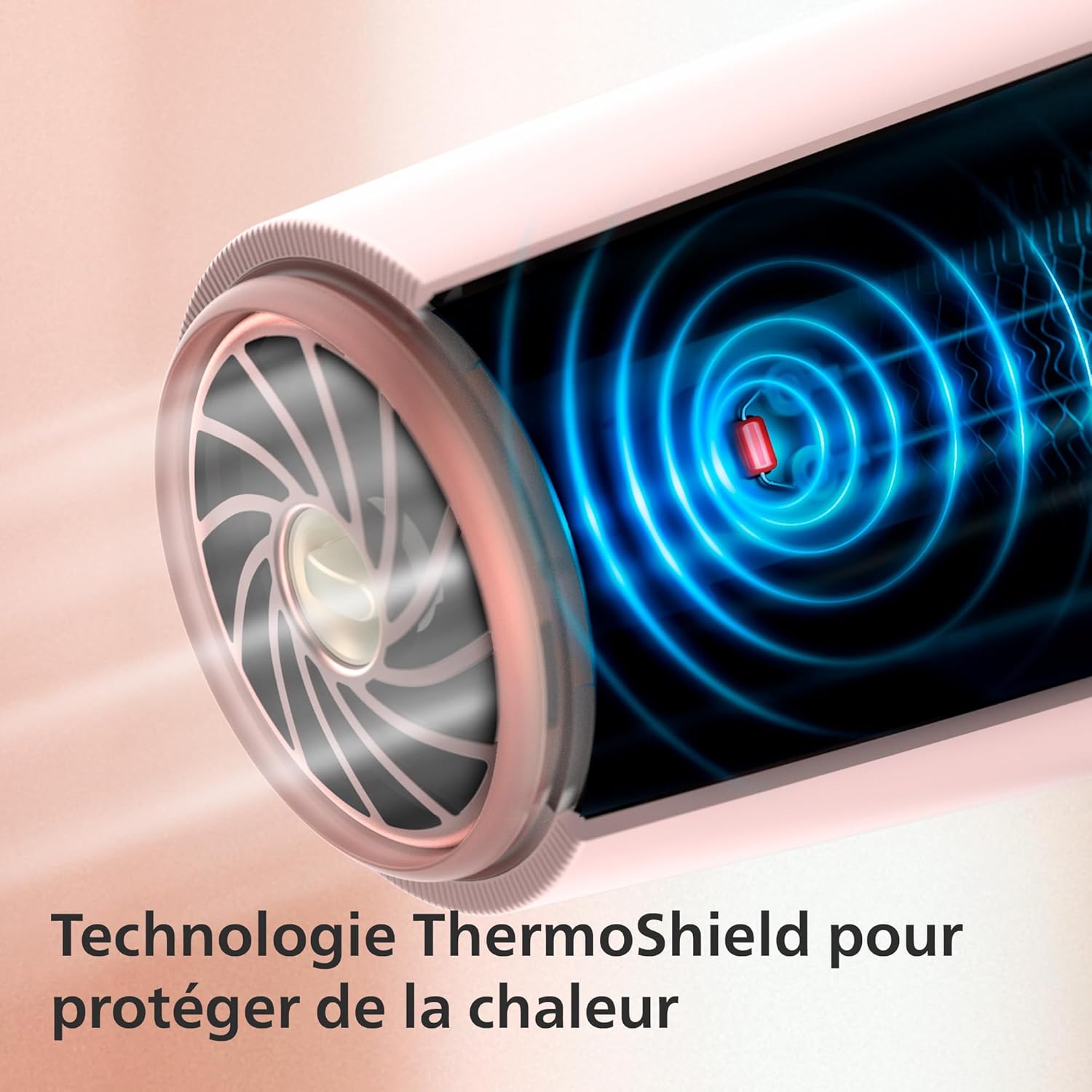 Philips - Sèche-cheveux Série 5000 - diffuseur, 9/11mm - ThermoShield - BHD530/20