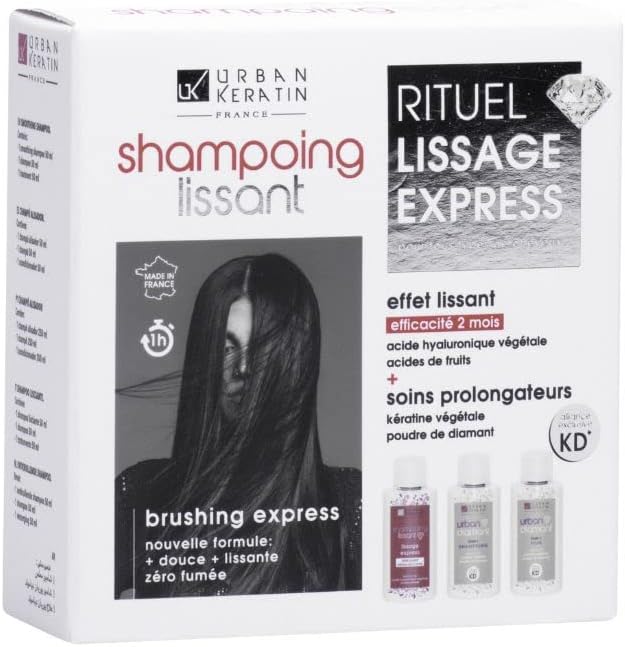 Urban Keratin - Coffret Lissage Express - 50 ml - Shampoing lissant