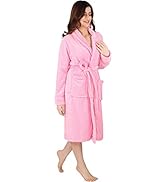 NY Threads Polaire Robe de chambre de luxe pour femmes | Peignoir de bain en molleton super doux ...