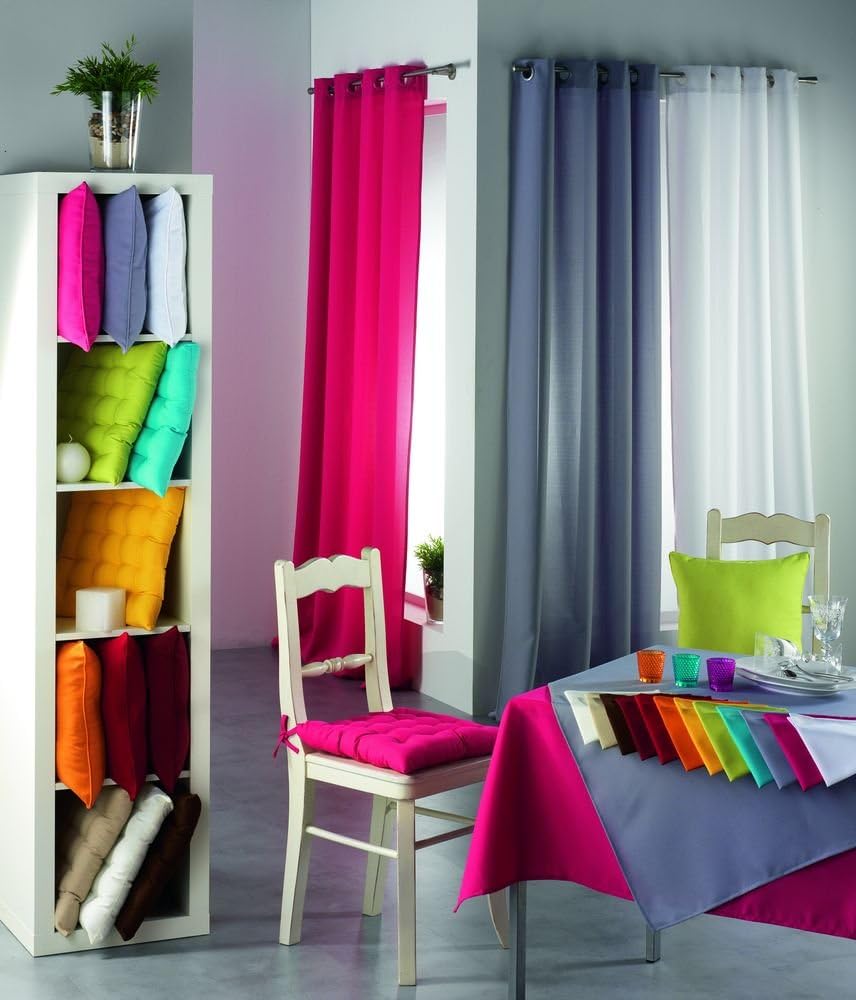 Nappe rectangle - Essentiel uni taupe - 140x250 cm - polyester