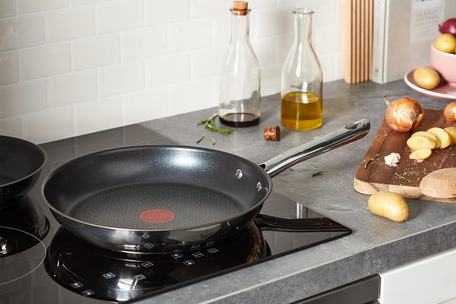 Tefal - Duetto série - 20/24/28 cm - inox, induction, Thermo-Spot, A704S363