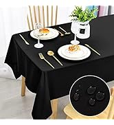 DWCN Nappe anti-taches lavable, imperméable, pour salle à manger, jardin, fête, mariage ou maison...