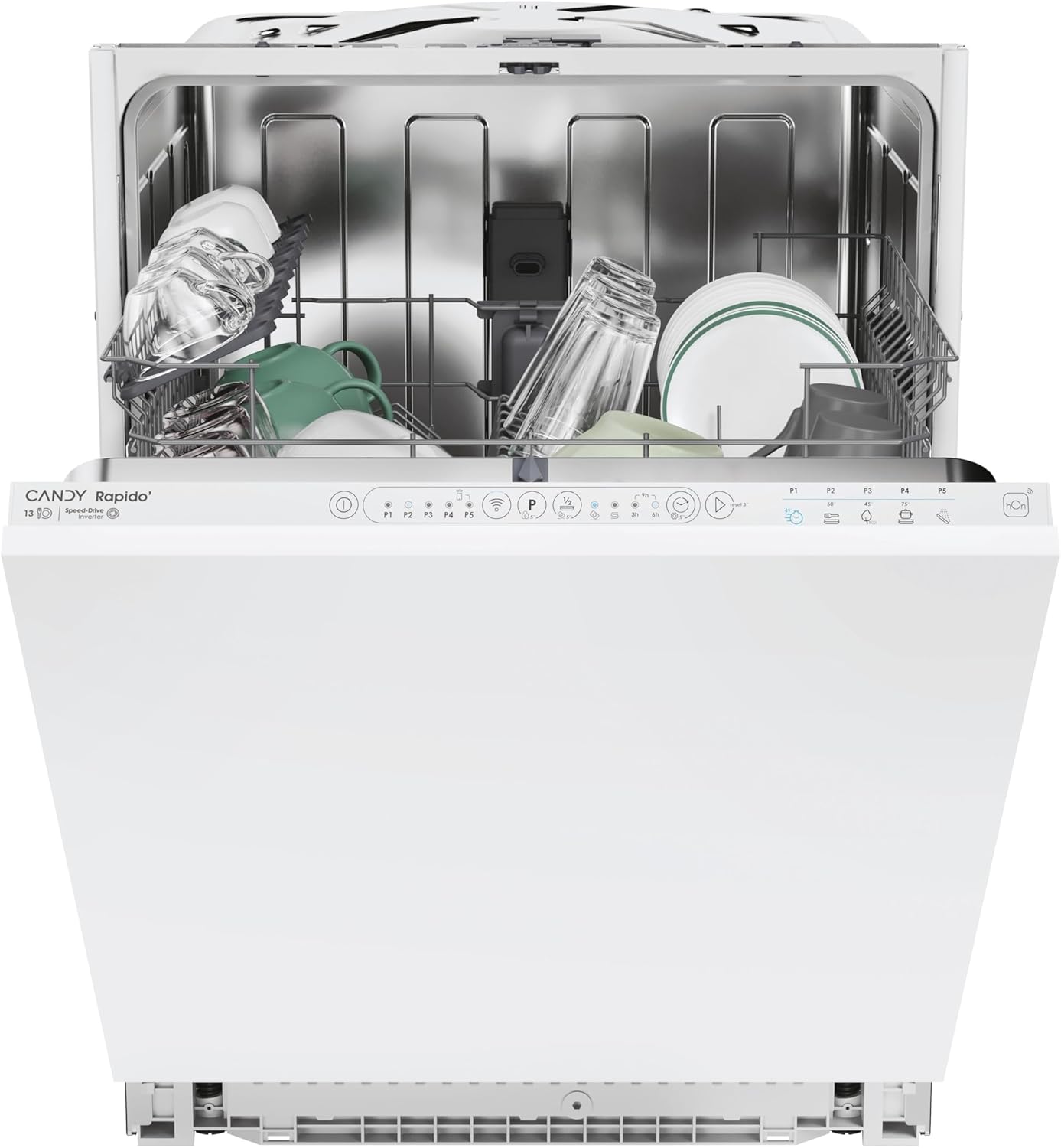 Candy - lave-vaisselle série CI3E7L0W2 - 60 cm - éco, silencieux, CI3E7L0W2