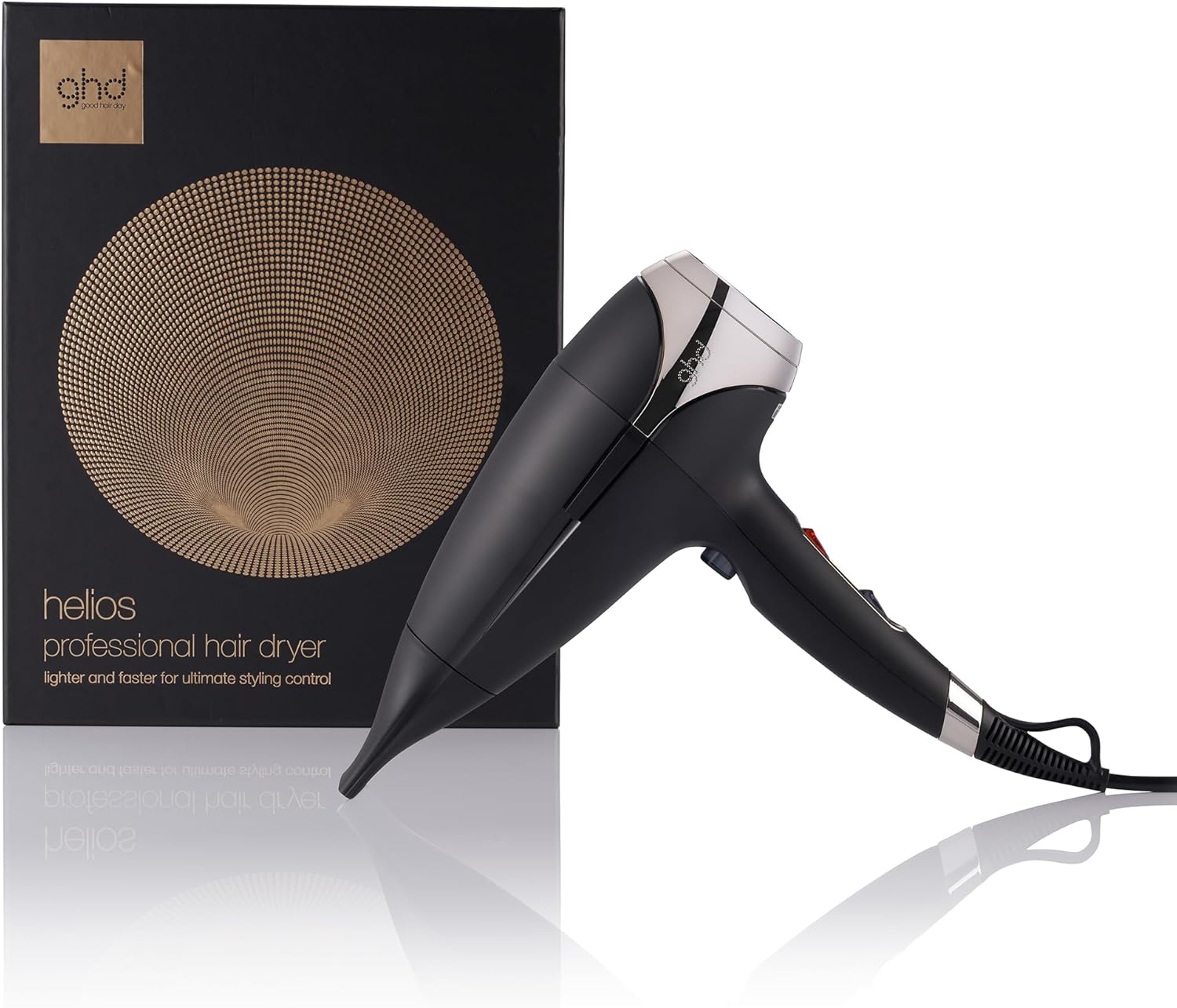 ghd - Helios - Sèche-cheveux pro, puissant et précis, anti-frisottis