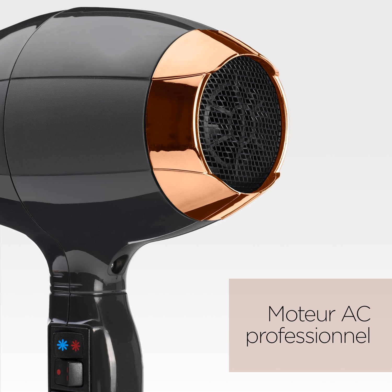 BaByliss - Air Pro, puissant 2200W, ionique, AC, diffuseur, 6719DE
