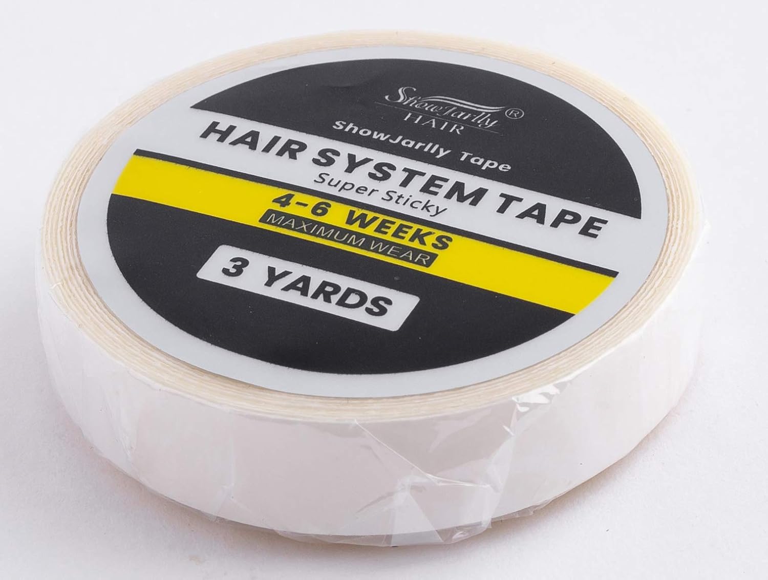 ShowJarlly - rouleau de ruban adhésif lace 1.0cm*3Yards extra fort blanc